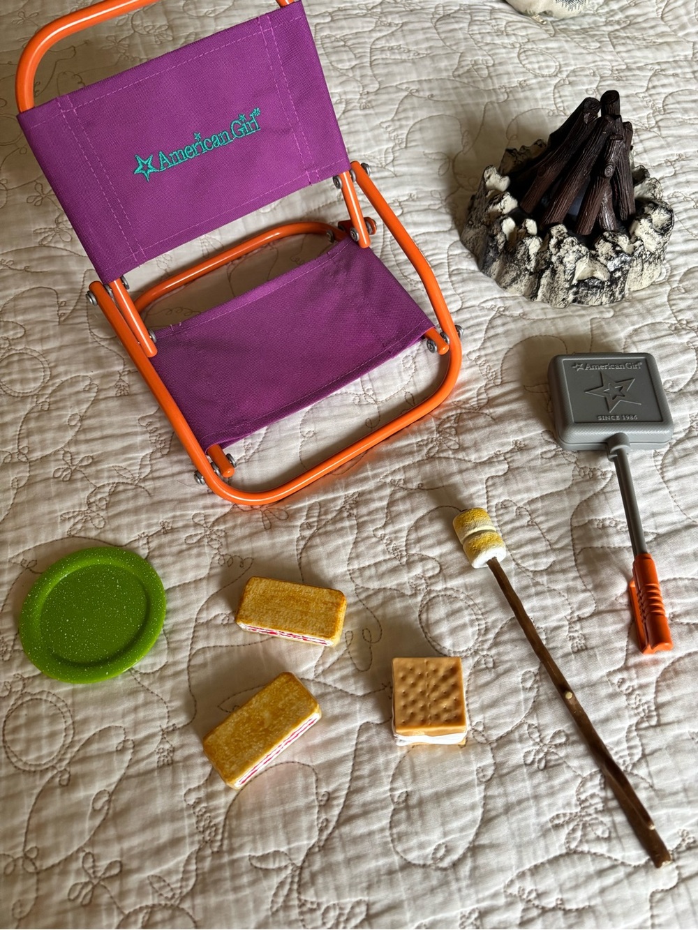 American Girl Truly Me Adventure Campfire Set